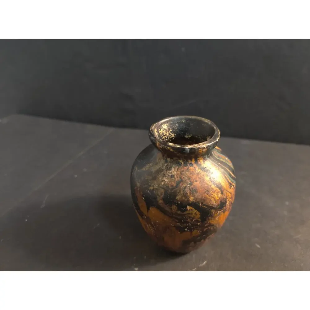 Handmade vintage marbled